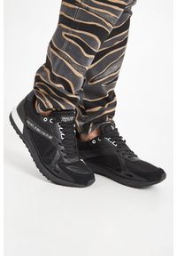 Versace Jeans Couture - SNEAKERSY VERSACE JEANS COUTURE. Nosek buta: okrągły. Zapięcie: sznurówki. Materiał: materiał. Wzór: nadruk, aplikacja #1