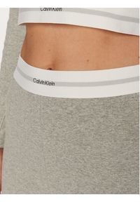 Calvin Klein Underwear Legginsy 000QS7220E Szary Slim Fit. Kolor: szary. Materiał: bawełna