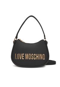 Love Moschino - LOVE MOSCHINO Torebka JC4027PP1NKD0000 Czarny. Kolor: czarny. Materiał: skórzane