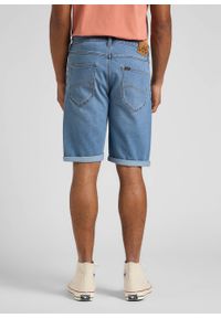 Lee - LEE 5 PKT SHORT MĘSKIE SZORTY KRÓTKIE SPODENKI JEANSOWE MID NELSON L73EMGLZ. Materiał: jeans. Długość: krótkie