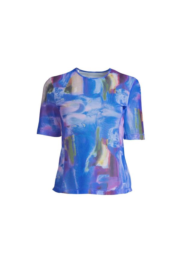 CASALL - Koszulka Sportowa Damska Casall Sheer Mesh Tee Oddychająca Szybkoschnąca. Kolor: wielokolorowy. Materiał: mesh. Sport: joga i pilates