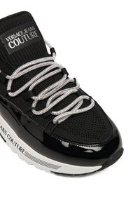 Versace Jeans Couture Sneakersy 79VA3SAB Czarny. Kolor: czarny. Materiał: materiał #5