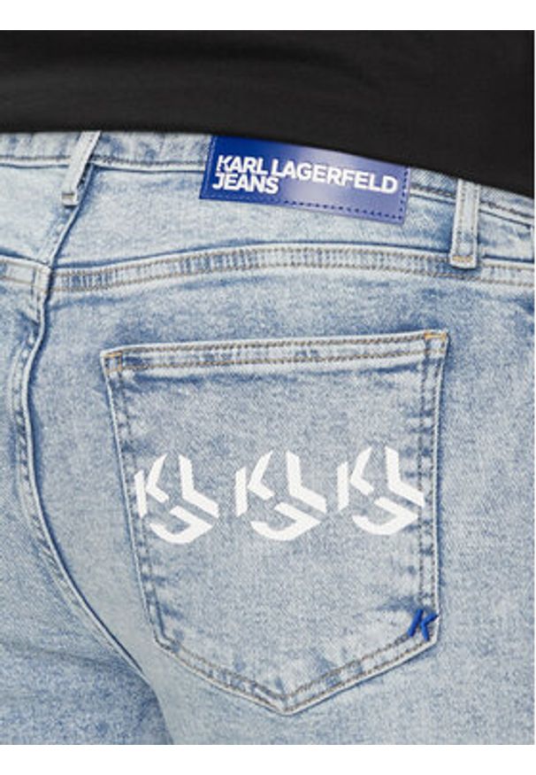 Karl Lagerfeld Jeans Jeansy 241D1100 Niebieski Skinny Fit. Kolor: niebieski