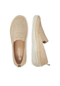 Rieker Półbuty 52551-62 Beżowy. Kolor: beżowy. Materiał: materiał, syntetyk #6