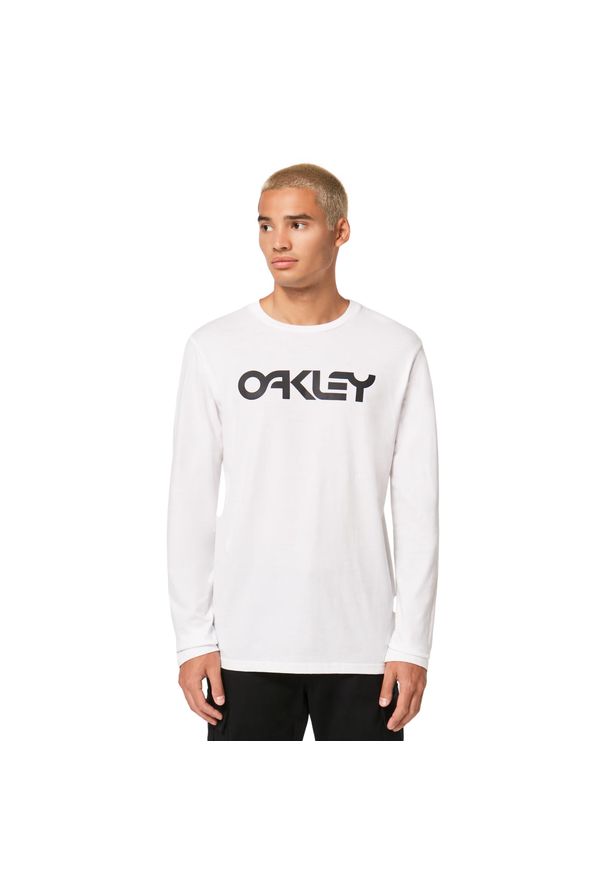 Koszulka z Długim Rękawem Męska Oakley Mark II Tee 2.0 Longsleeve. Kolor: biały. Długość rękawa: długi rękaw. Długość: długie