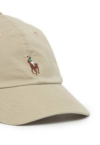 Polo Ralph Lauren Czapka z daszkiem 211954881003 Beżowy. Kolor: beżowy. Materiał: bawełna, materiał