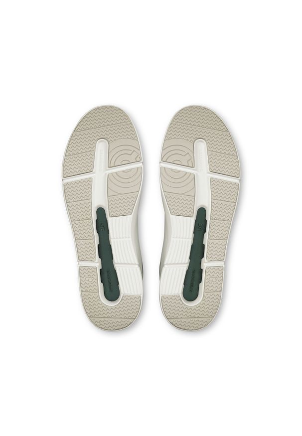 On - ON THE ROGER Advantage White | Olive Sneakersy męskie. Okazja: na co dzień. Kolor: biały. Szerokość cholewki: normalna. Sport: tenis