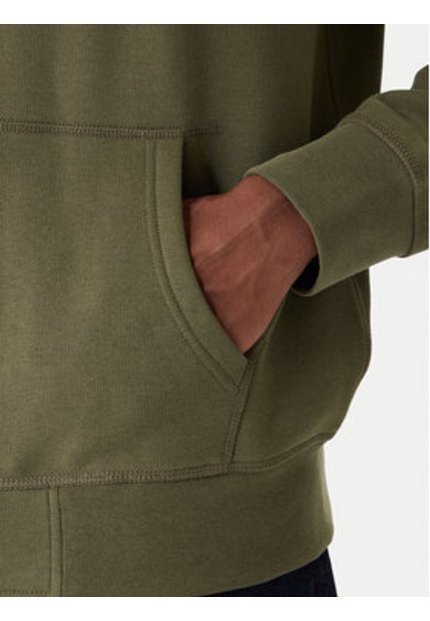 TOMMY HILFIGER - Tommy Hilfiger Bluza Essential MW0MW41759 Zielony Regular Fit. Kolor: zielony. Materiał: bawełna, syntetyk