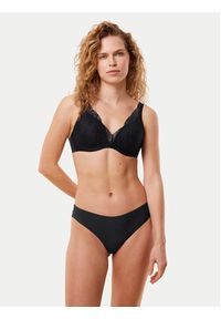 Triumph Biustonosz z fiszbiną Illusion 10219710 Czarny. Kolor: czarny. Materiał: syntetyk #4