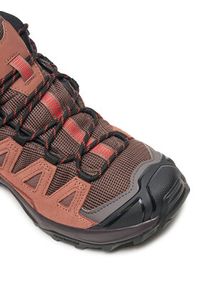 salomon - Salomon Trekkingi X Ultra 360 Leather Mid Gore-Tex L47571000 Brązowy. Kolor: brązowy. Materiał: materiał