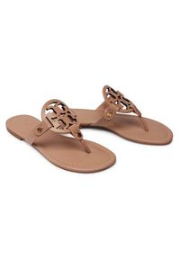 Tory Burch Japonki Miller 21168647 Beżowy. Kolor: beżowy. Materiał: skóra #3