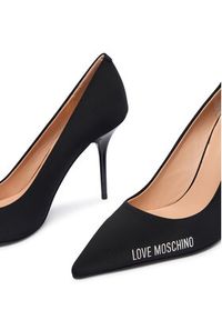 Love Moschino - LOVE MOSCHINO Szpilki JA10299G0NIM0000 Czarny. Kolor: czarny. Materiał: materiał. Obcas: na szpilce