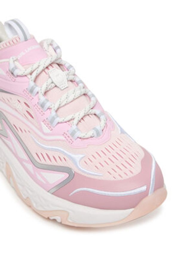 Karl Lagerfeld - KARL LAGERFELD Sneakersy Blaze KL62422 Różowy. Kolor: różowy. Materiał: materiał