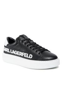 Karl Lagerfeld - KARL LAGERFELD Sneakersy KL52225 Czarny. Kolor: czarny. Materiał: skóra #3