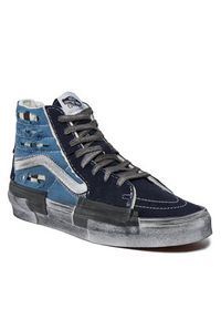 Vans Sneakersy Sk8-Hi Reconstruct VN0005UKNGJ1 Granatowy. Kolor: niebieski. Materiał: zamsz, skóra. Model: Vans SK8 #2