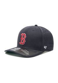 47 Brand Czapka z daszkiem Boston Red Sox 47 Clean Up B-CLZOE02WBP-NY Granatowy. Kolor: niebieski. Materiał: materiał #1