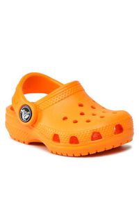 Crocs Klapki Classic Clog T 206990 Pomarańczowy. Kolor: pomarańczowy #3