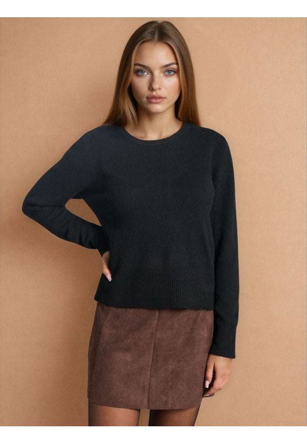 Sinsay - Sweter - czarny. Kolor: czarny