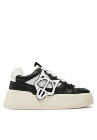 Naked Wolfe Sneakersy Kosa Czarny. Kolor: czarny. Materiał: skóra #1