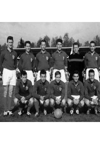 COPA FOOTBALL - Koszulka retro piłkarska dla dorosłych - Francja 1950 - Niebieska. Kolor: niebieski. Sport: piłka nożna