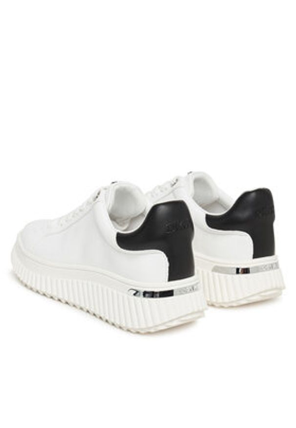 DKNY Sneakersy K3522858 Biały. Kolor: biały. Materiał: skóra