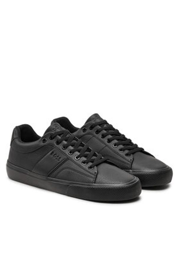 BOSS - Boss Sneakersy Aiden 50522833 Czarny. Kolor: czarny. Materiał: skóra