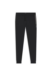 BOSS Spodnie dresowe Authentic 50545565 Czarny Slim Fit. Kolor: czarny. Materiał: bawełna