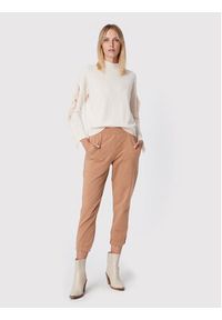 Marella Sweter Egizi 33661527 Beżowy Relaxed Fit. Kolor: beżowy. Materiał: syntetyk #5