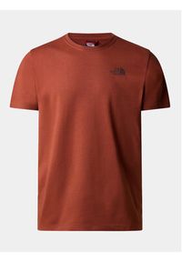 The North Face T-Shirt Redbox Celebration NF0A7X1K Brązowy Regular Fit. Kolor: brązowy. Materiał: bawełna #7
