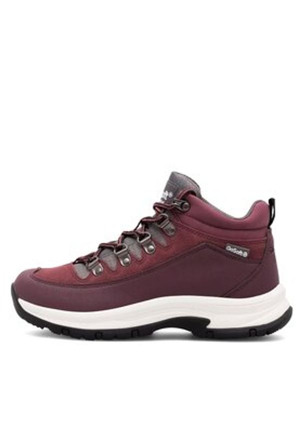 Go Soft Trzewiki VS16032023-1 Bordowy. Kolor: czerwony. Materiał: materiał