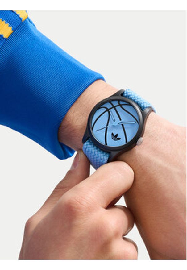 Adidas - adidas Zegarek Game One AOSY25028 Czarny. Kolor: czarny