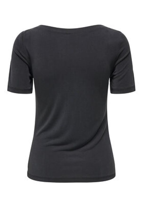 only - ONLY T-Shirt Free 15367559 Czarny Regular Fit. Kolor: czarny. Materiał: syntetyk