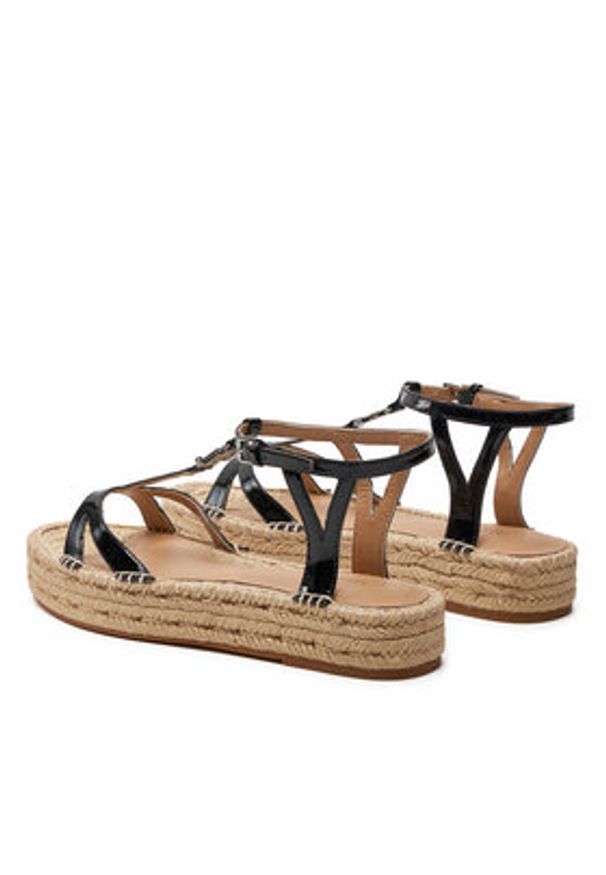 Lauren Ralph Lauren Espadryle 802935579001 Czarny. Kolor: czarny. Materiał: skóra