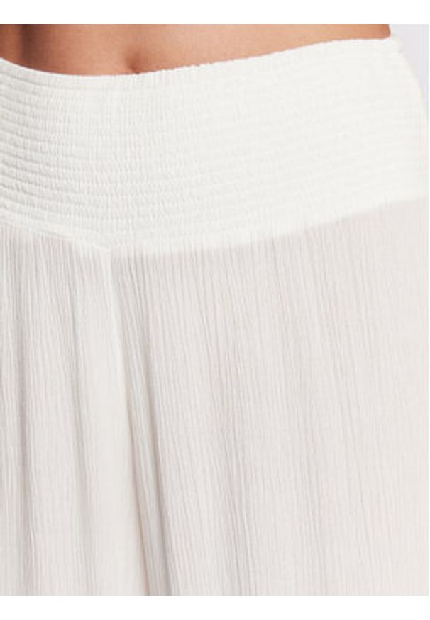 Lauren Ralph Lauren Spodnie dzianinowe 20151090 Biały Regular Fit. Kolor: biały. Materiał: wiskoza