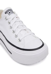 Converse Trampki Chuck Taylor All Star Lift Double Stack Platform A15491C Biały. Kolor: biały. Materiał: materiał. Obcas: na platformie #5