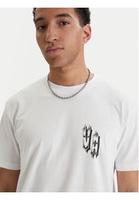 RVCA T-Shirt Double Trouble EVYZT00289 Biały Relaxed Fit. Kolor: biały. Materiał: bawełna #4