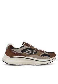 skechers - Buty do biegania Skechers. Kolor: brązowy. Sport: bieganie