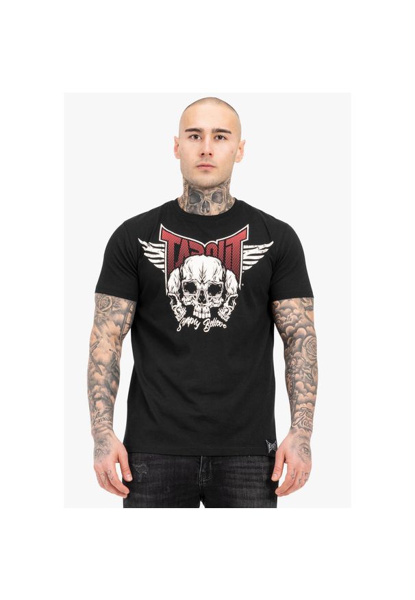TAPOUT - T-shirt o klasycznym kroju Tapout Hamlines. Kolor: wielokolorowy, czarny, czerwony