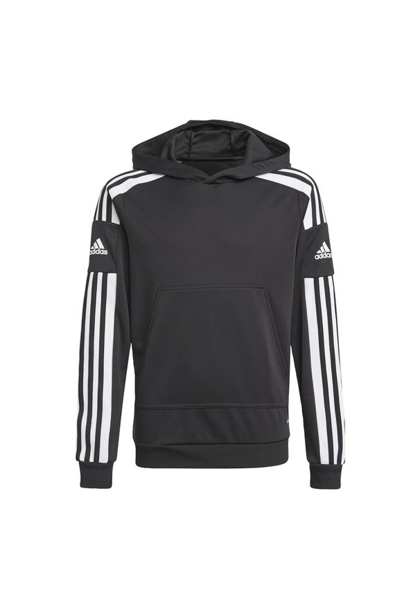 Adidas - Bluza piłkarska dla dzieci adidas Squadra 21 Hoody Youth. Typ kołnierza: kaptur. Kolor: biały, czarny, wielokolorowy. Sport: piłka nożna