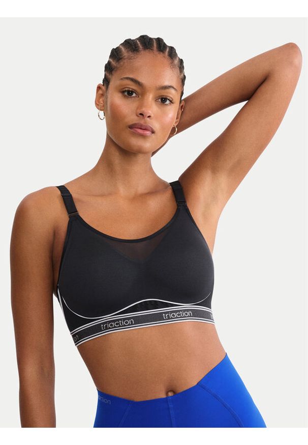 Triumph Biustonosz sportowy Triaction Cardio Breeze 10226411 Czarny. Kolor: czarny. Materiał: syntetyk