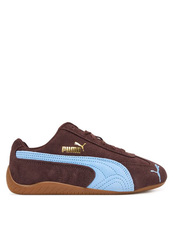 Puma Sneakersy Speedcat Og Jr 401698 29 Brązowy. Kolor: brązowy. Materiał: zamsz, skóra