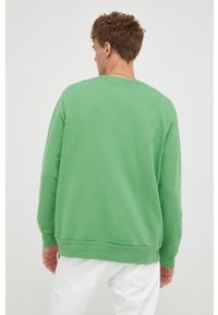 Levi's® - Levi's bluza bawełniana męska kolor zielony z nadrukiem. Okazja: na spotkanie biznesowe, na co dzień. Kolor: zielony. Materiał: bawełna. Wzór: nadruk. Styl: biznesowy, casual #2