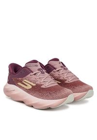 skechers - Skechers Buty do biegania SKX Aero Burst 172215/BURG Bordowy. Kolor: czerwony. Materiał: materiał #2