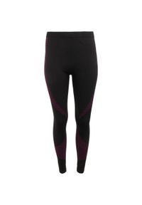 Munkees - Damskie spodnie termiczne McKees Averau w czerni XL-2XL. Kolor: czarny, różowy, wielokolorowy #1