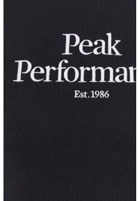 Peak Performance Bluza damska kolor czarny z aplikacją. Okazja: na co dzień. Kolor: czarny. Materiał: dzianina. Długość rękawa: długi rękaw. Długość: długie. Wzór: aplikacja. Styl: casual #5