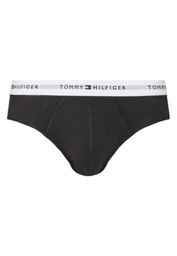 TOMMY HILFIGER - Tommy Hilfiger Komplet 3 par slipów UM0UM03471 Czarny. Kolor: czarny. Materiał: bawełna