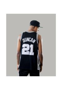 Koszulka męska do koszykówki Mitchell & Ness NBA San Antonio Spurs Tim Duncan. Kolor: czarny. Sport: koszykówka