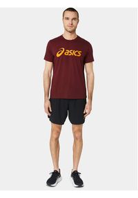 Asics T-Shirt Asics Big Logo Tee 2031A978 Czerwony Ahletic Fit. Kolor: czerwony. Materiał: bawełna