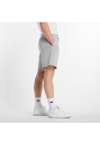 Spodenki męskie New Balance MS51940AG – szare. Kolor: szary. Materiał: materiał, bawełna, dresówka, poliester #5