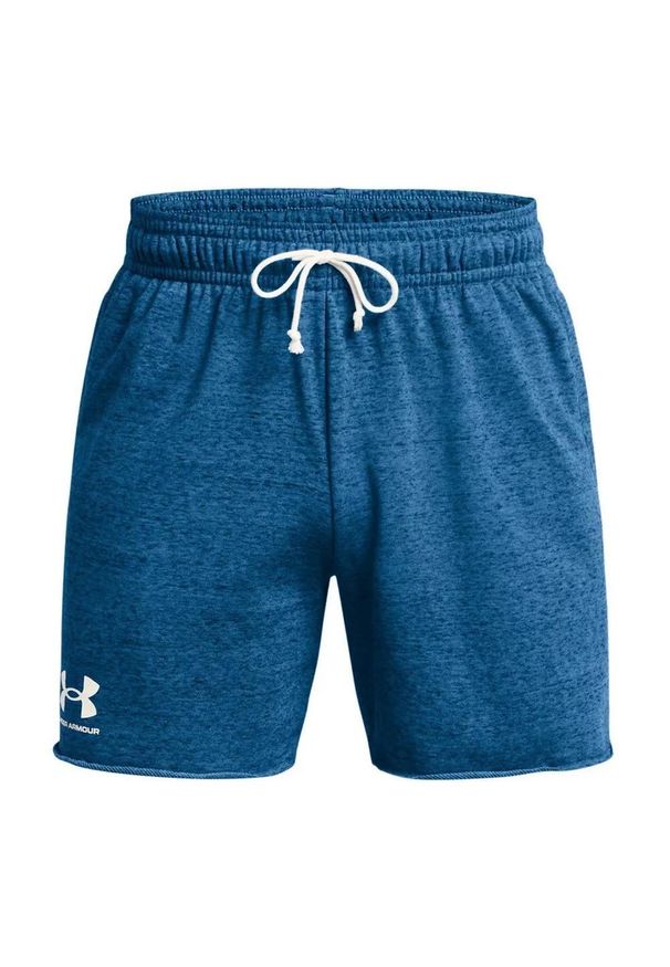 Spodnie treningowe męskie Under Armour 1382427406. Kolor: niebieski. Długość: krótkie
